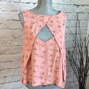 FREE PEOPLE Keyhole Free Flowing Tank Top